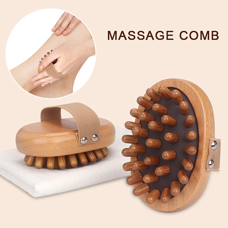 Spa Wellness Massage - Body Anti Cellulite Brush Soothing Wooden