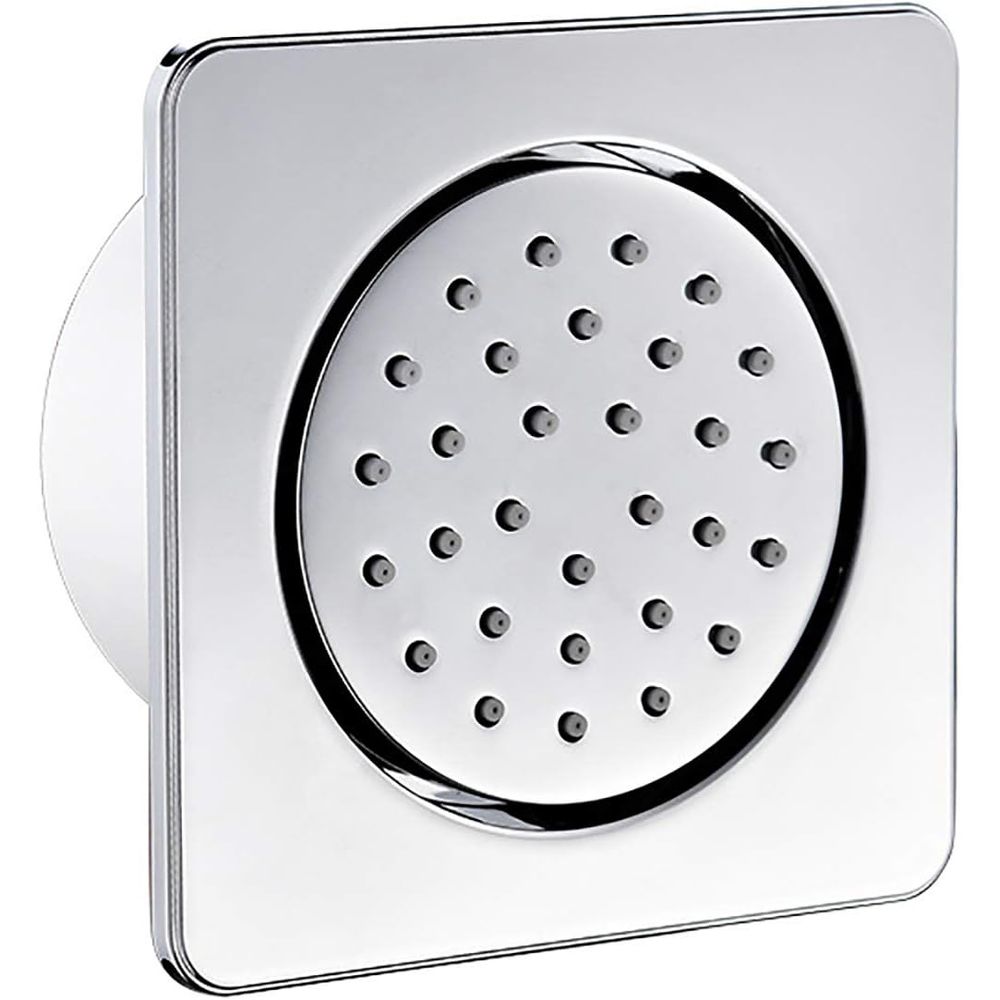 Spa & Wellness Zámeček Petrovice - Wall-Mounted Adjustable Brass Shower Jet, 130mm
