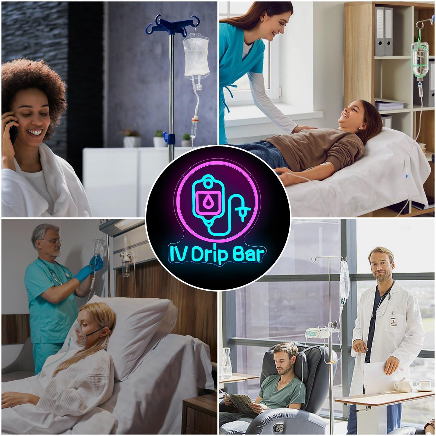 IV Drip Bar Neon Sign USB Dimm - огляд і ціна Medical Wellness & Spa Werona