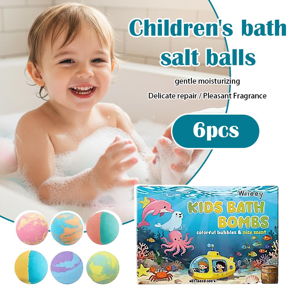 6Pcs Kids Bubble Bath Bombs Se - огляд і ціна Spa And Wellness
