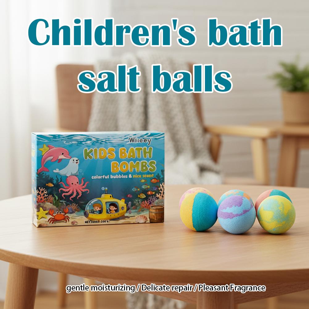 6Pcs Kids Bubble Bath Bombs Se - огляд і ціна Spa And Wellness