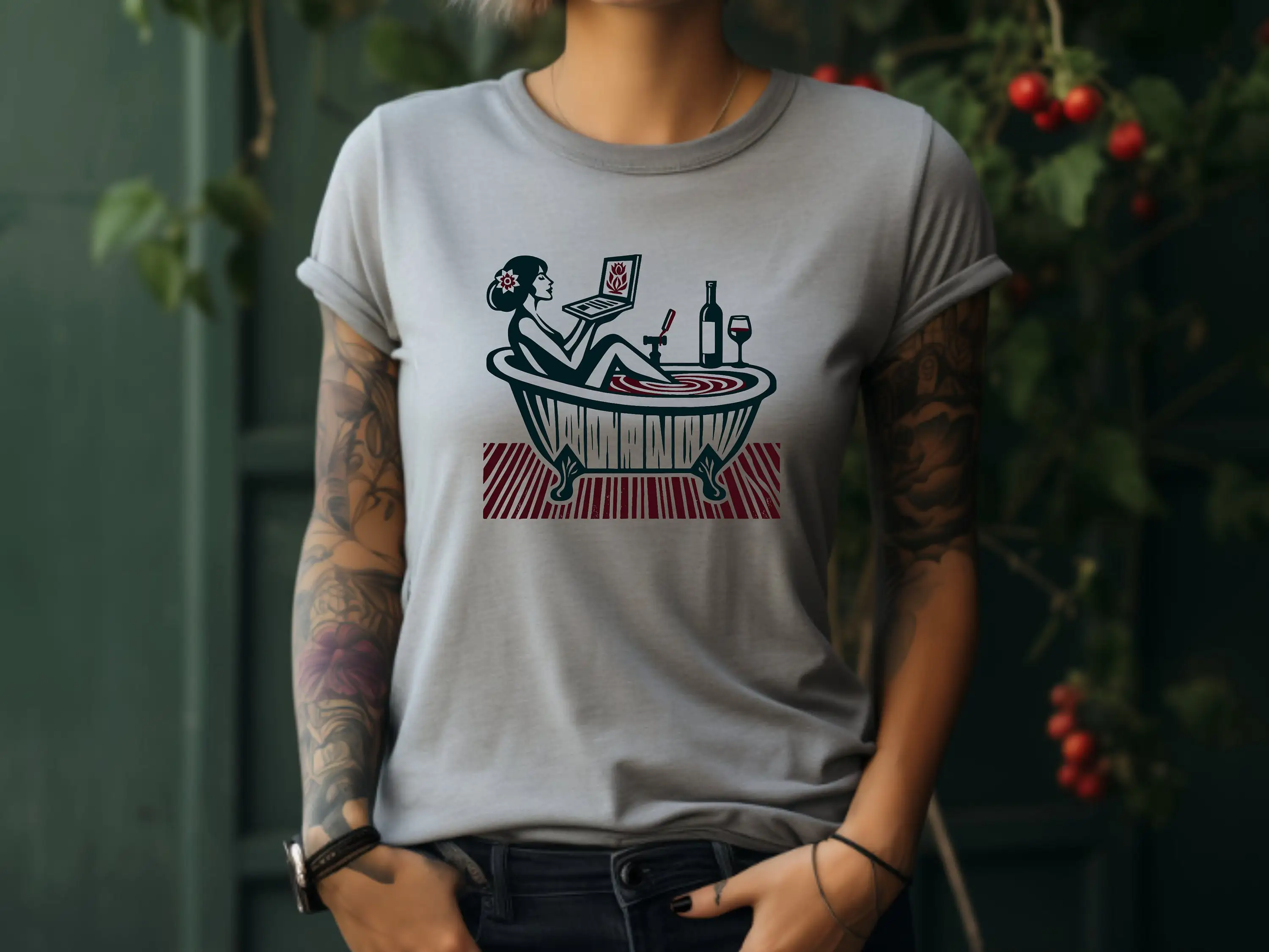 Self Care T Shirt Wine Lover B - огляд і ціна Spa Wellness Fort