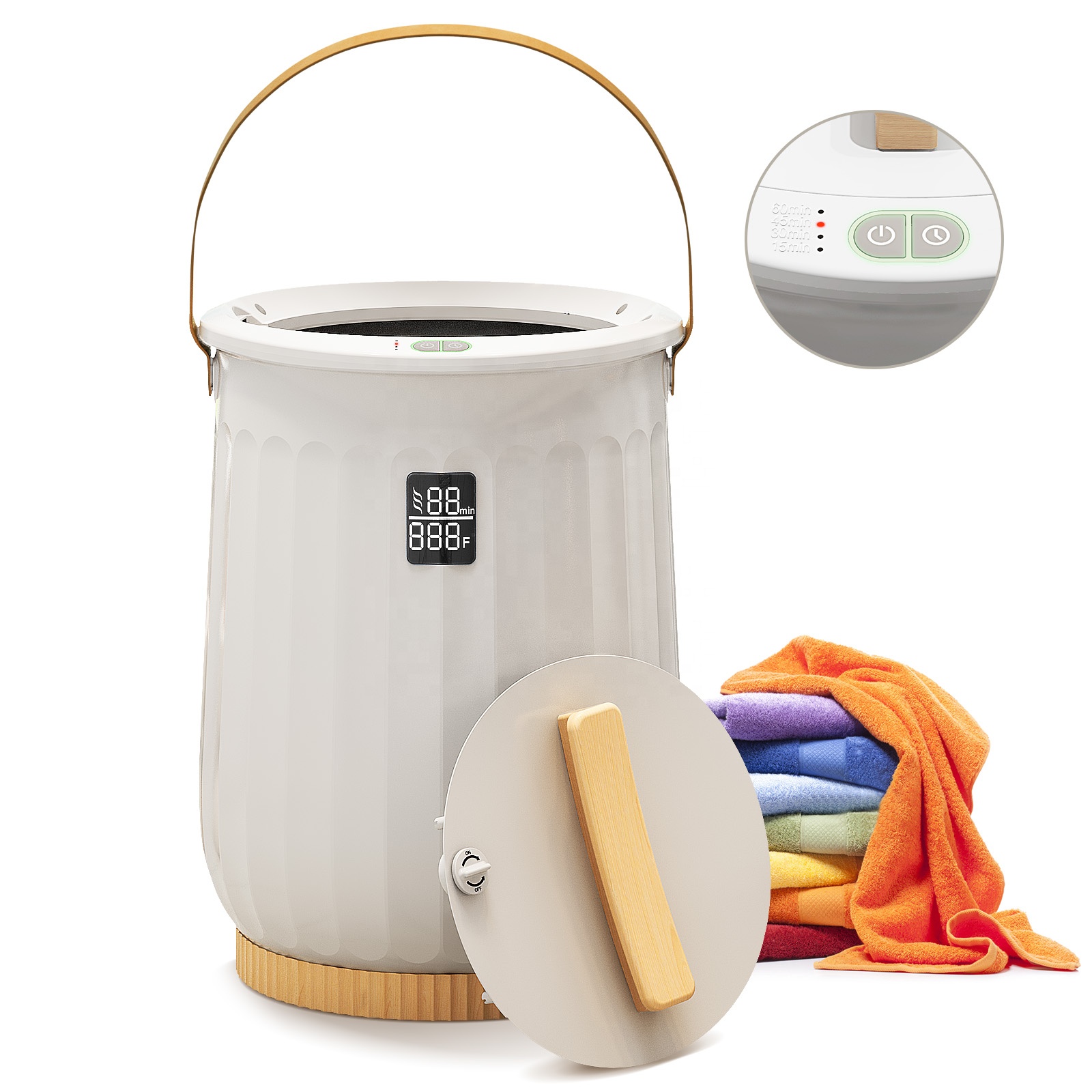 20L Towel Warmer Bucket with T - огляд і ціна Spa & Wellness Zámeček Petrovice