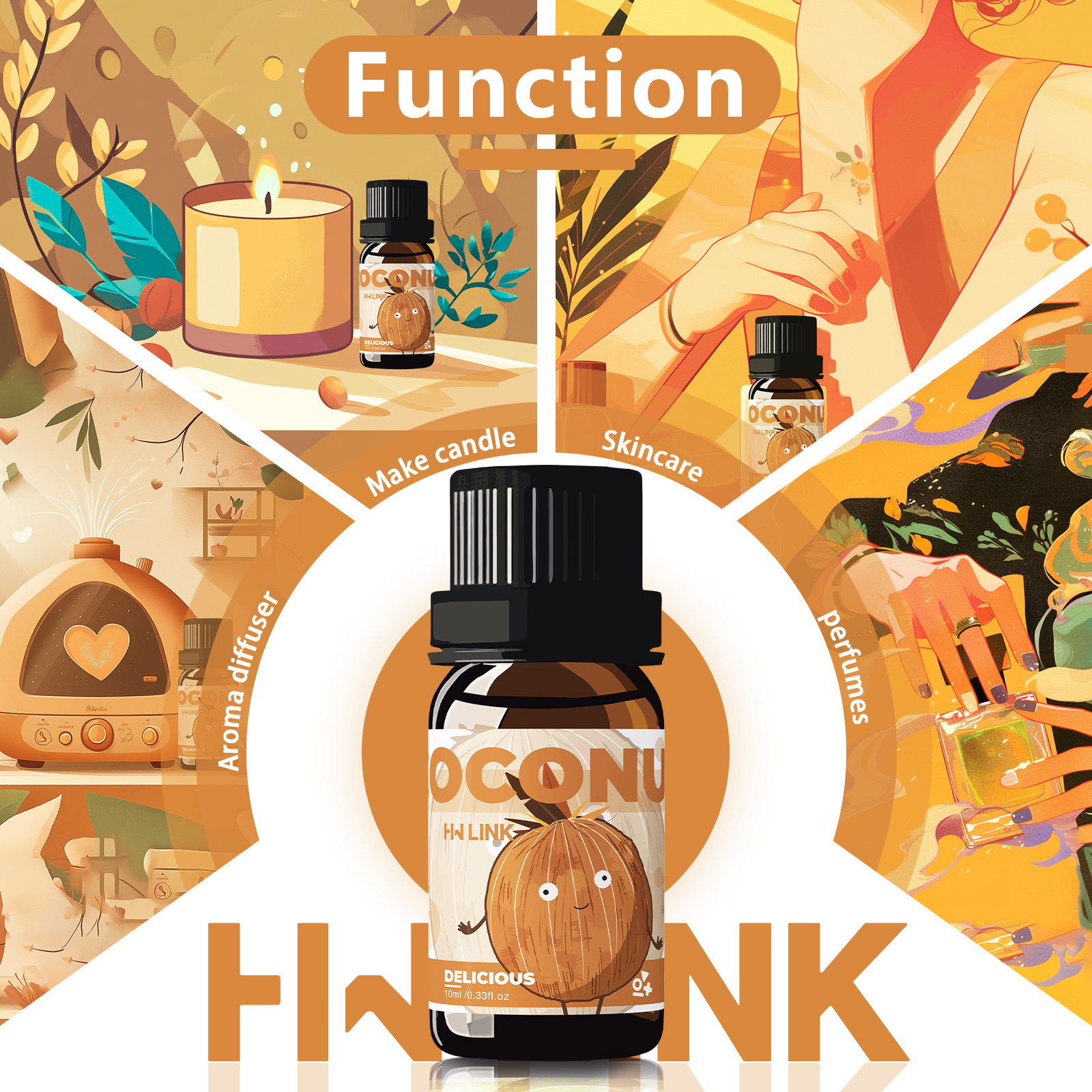 10ml Coconut Essential Oils No - огляд і ціна Spa And Wellness