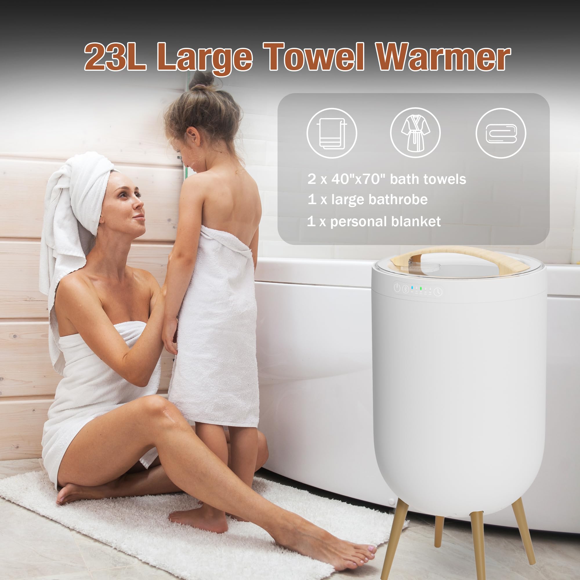 Luxury Spa Towel Warmer Bucket - огляд і ціна Spa & Wellness Zámeček Petrovice