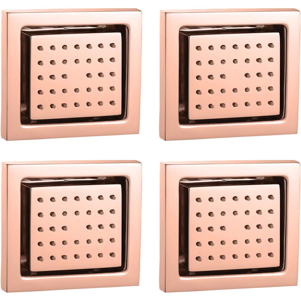 4-Piece Solid Brass Square Sho - огляд і ціна Spa & Wellness Zámeček Petrovice