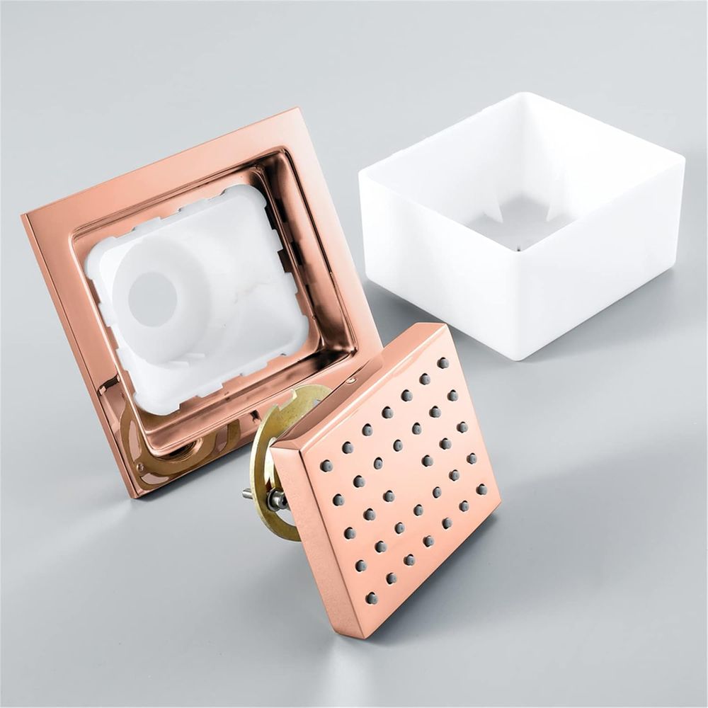 4-Piece Solid Brass Square Sho - огляд і ціна Spa & Wellness Zámeček Petrovice