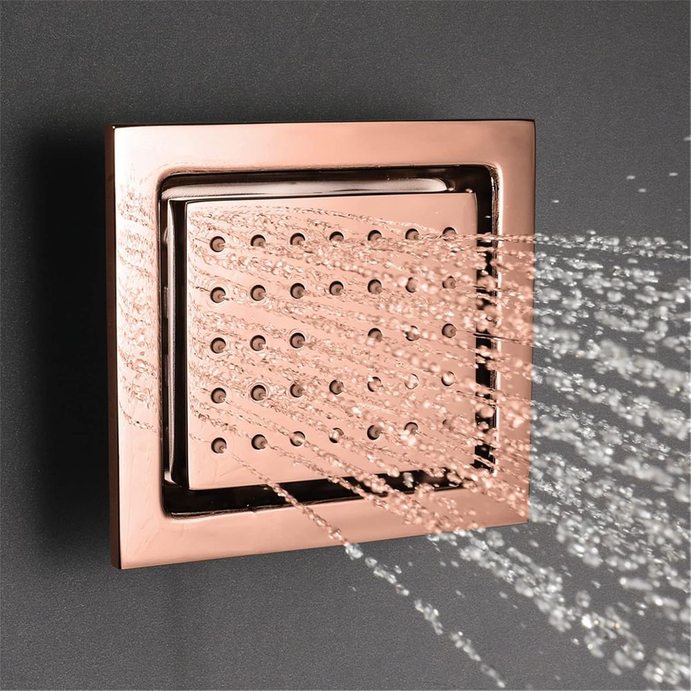 4-Piece Solid Brass Square Sho - огляд і ціна Spa & Wellness Zámeček Petrovice