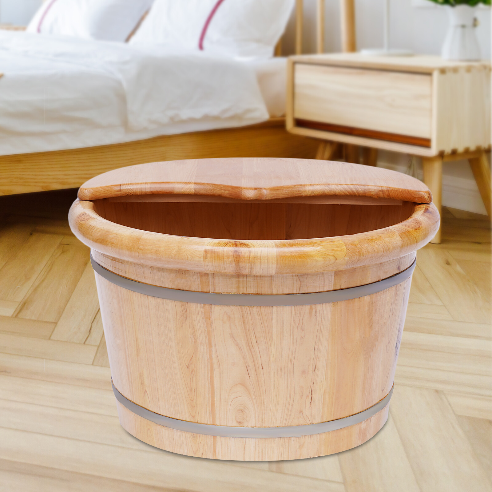 Cedar Wood Foot Bath Tub Leak- - огляд і ціна Spa Wellness Massage