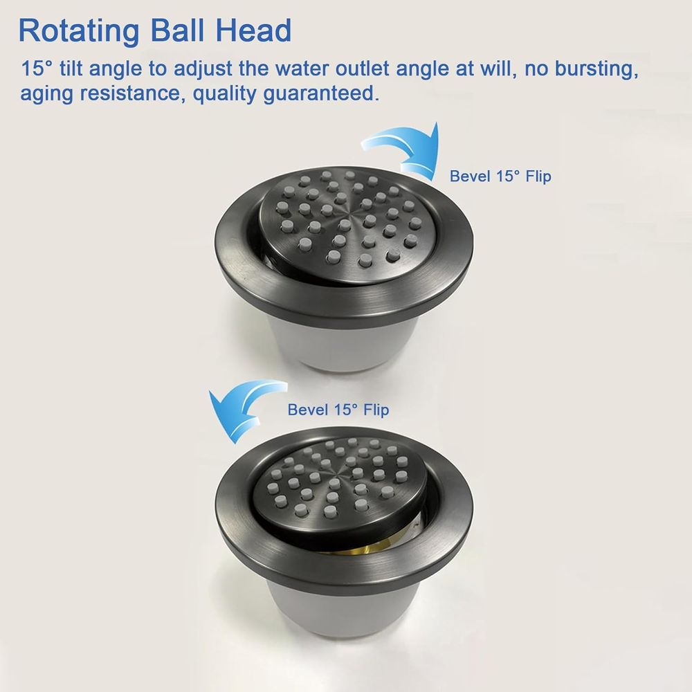 Adjustable Wall-Mounted Round  - огляд і ціна Spa & Wellness Zámeček Petrovice